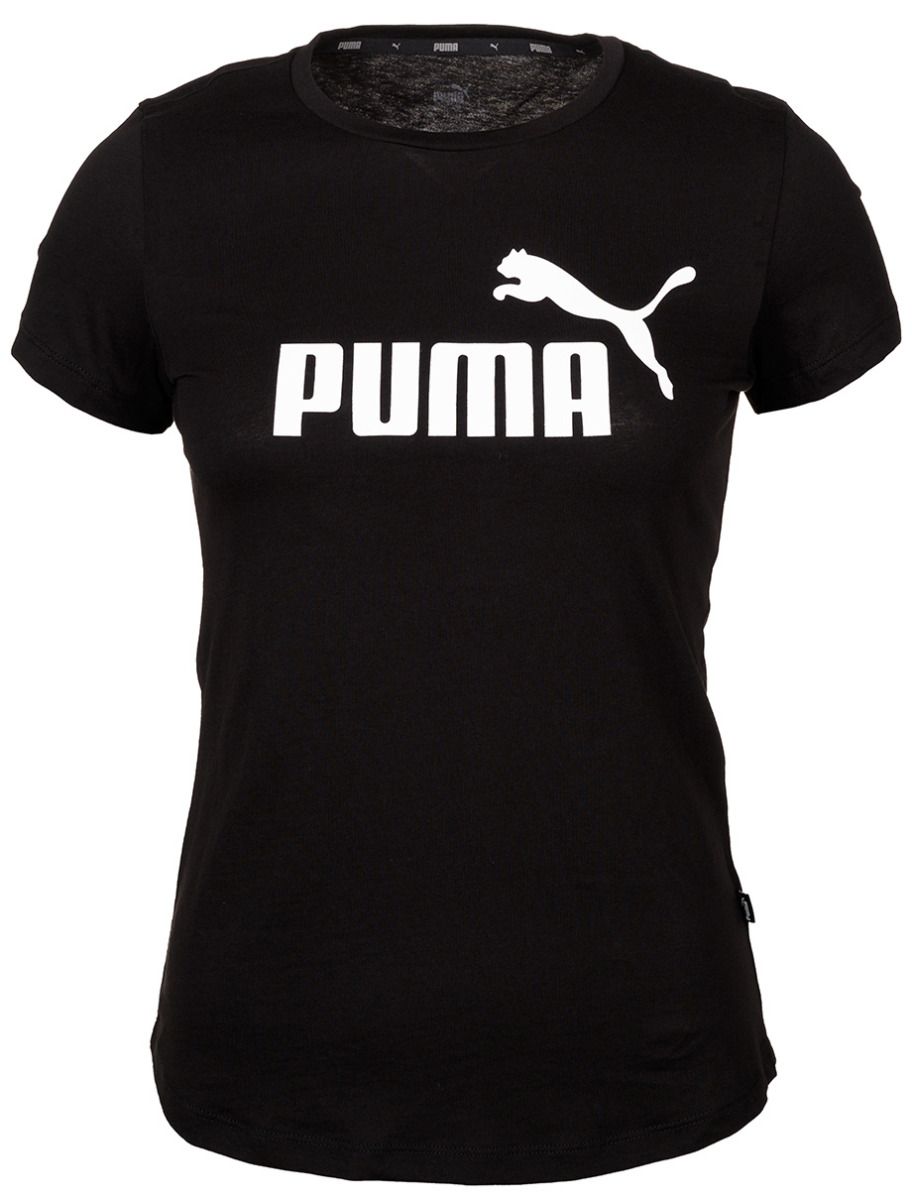 PUMA WMNS ESS LOGO TEE BLK