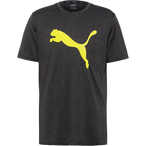 Puma Train Fav Heather Cat Tee Blk/Yel