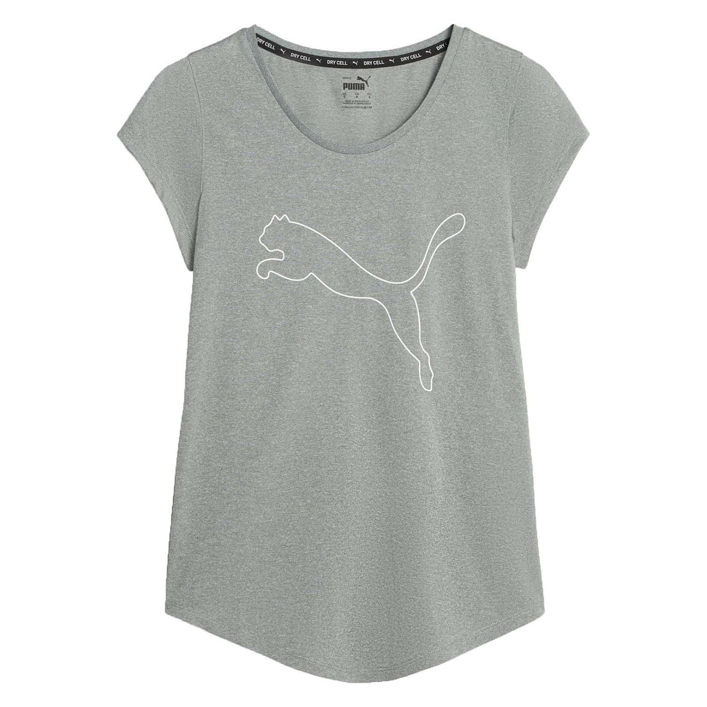Puma W Performance Heather Cat Tee Blue Heather