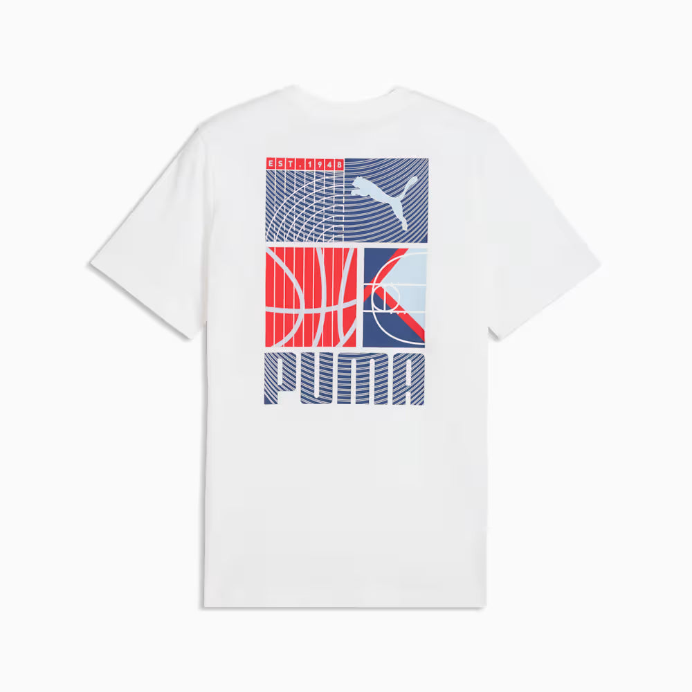 Puma Graphic Sports Tee White