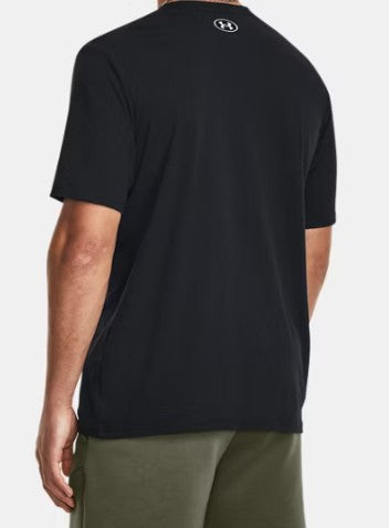 UA Men LC Stripes SS Blk