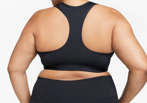 Nike W Swsh Med SPT Bra Blk/Wht