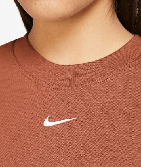 Nike Women NSW Essntl SS Tee Boxy - Dark Russet