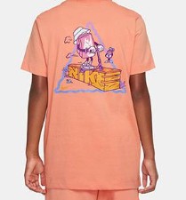 Nike K NSW Tee Boxy Scooter Apricot Agate