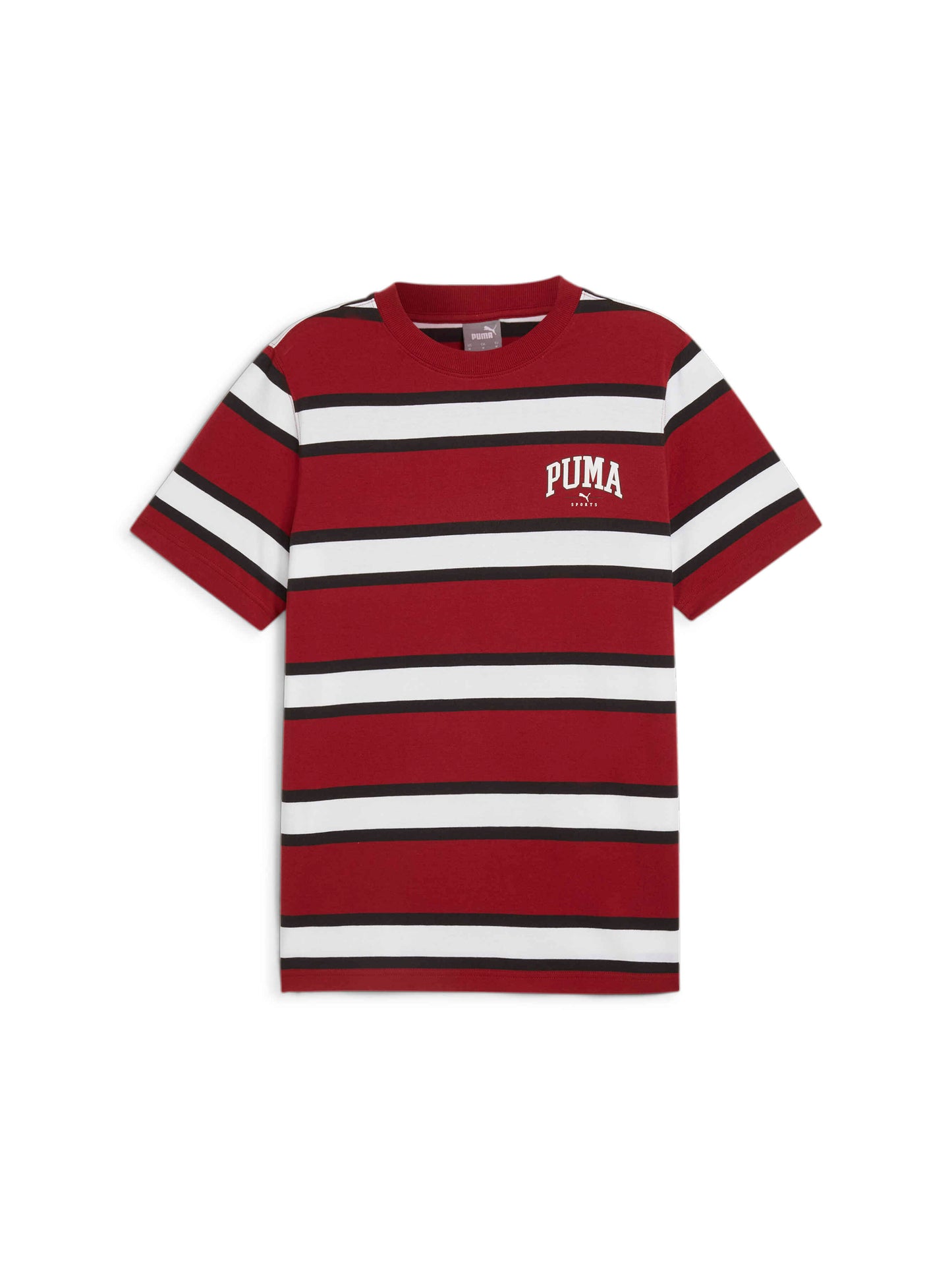 Puma Squad Stripe AOP Tee Intense Red