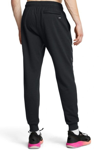 UA MN Pjt Rock Rival FLC Jogger Blk/Wht