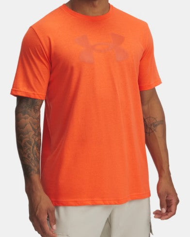 UA Men Rflctve Big Logo SS Fire