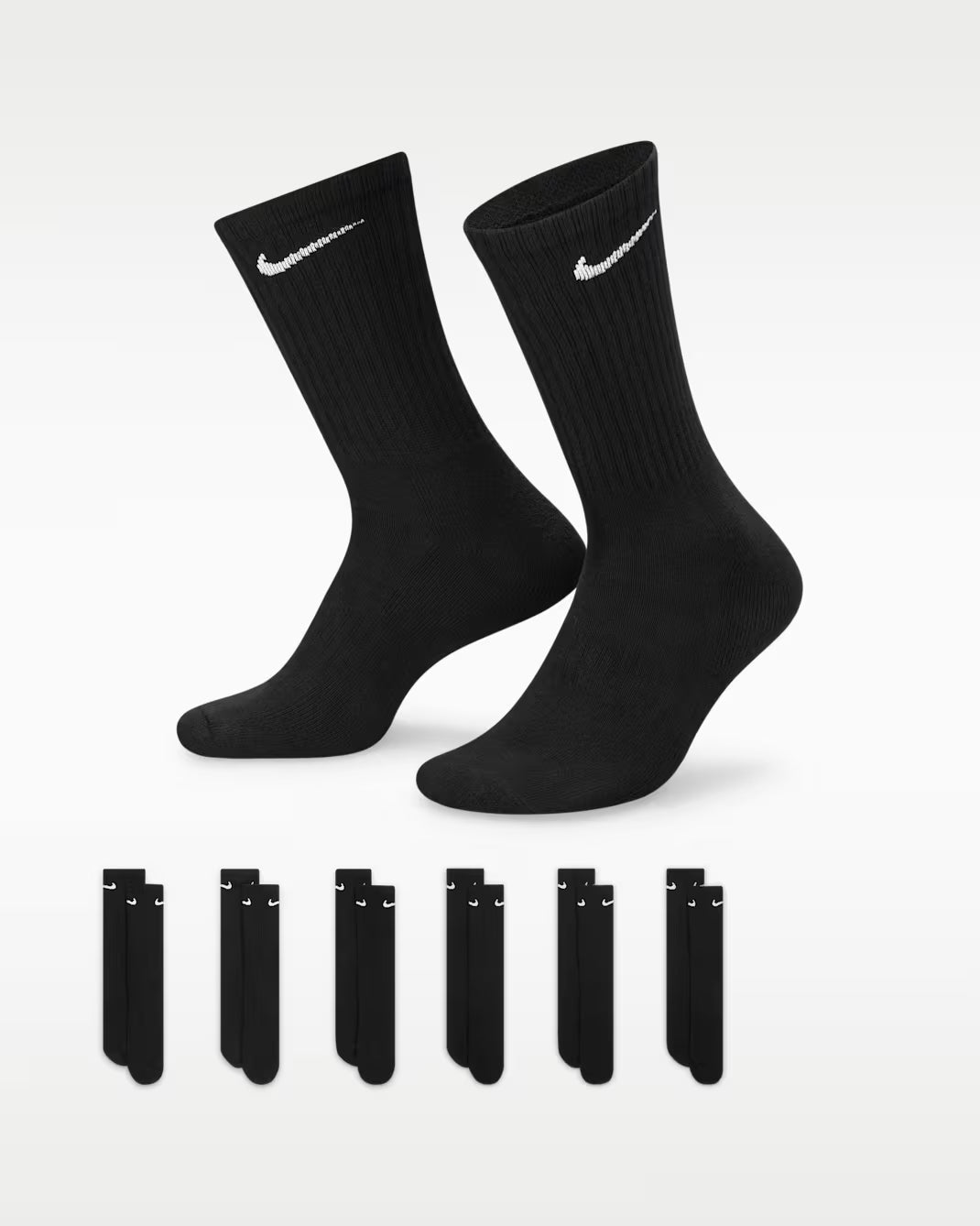 Nike Everyday Cushioned Socks Black
