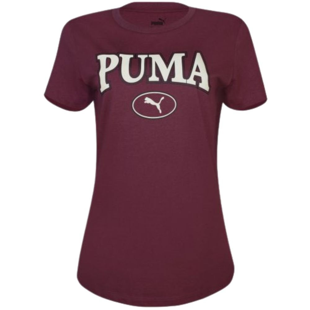PUMA WMNS SQUAD GRAPHIC TEE DK JASPER