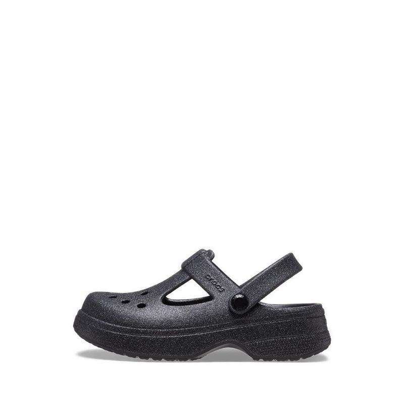 Crocs Classic Mary Jane Clog K Blk Glitter