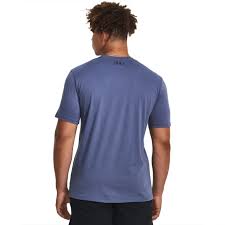 UA MENS PJT ROCK BRAHMA BULL SS BLUE/YEL