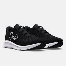 UA MENS UA CHARGED PURSUIT 3 BL BLK/WHT