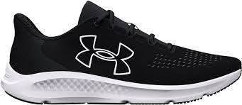 UA MENS UA CHARGED PURSUIT 3 BL BLK/WHT