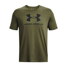 UA MENS SPORTSTYLE LOGO SS GREEN