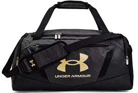 UA UNISEX UNDENIABLE 5 DUFFEL BLK/GLD SM
