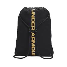 UA UNISEX OZSEE SACKPACK BLK/MET GOLD