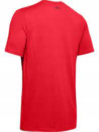 UA M GI FOUNDATION SS T RED/WHT/BLK