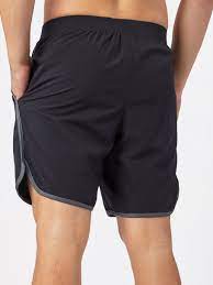 UA MN HIIT WVN 8" SHORTS BLK/GRY