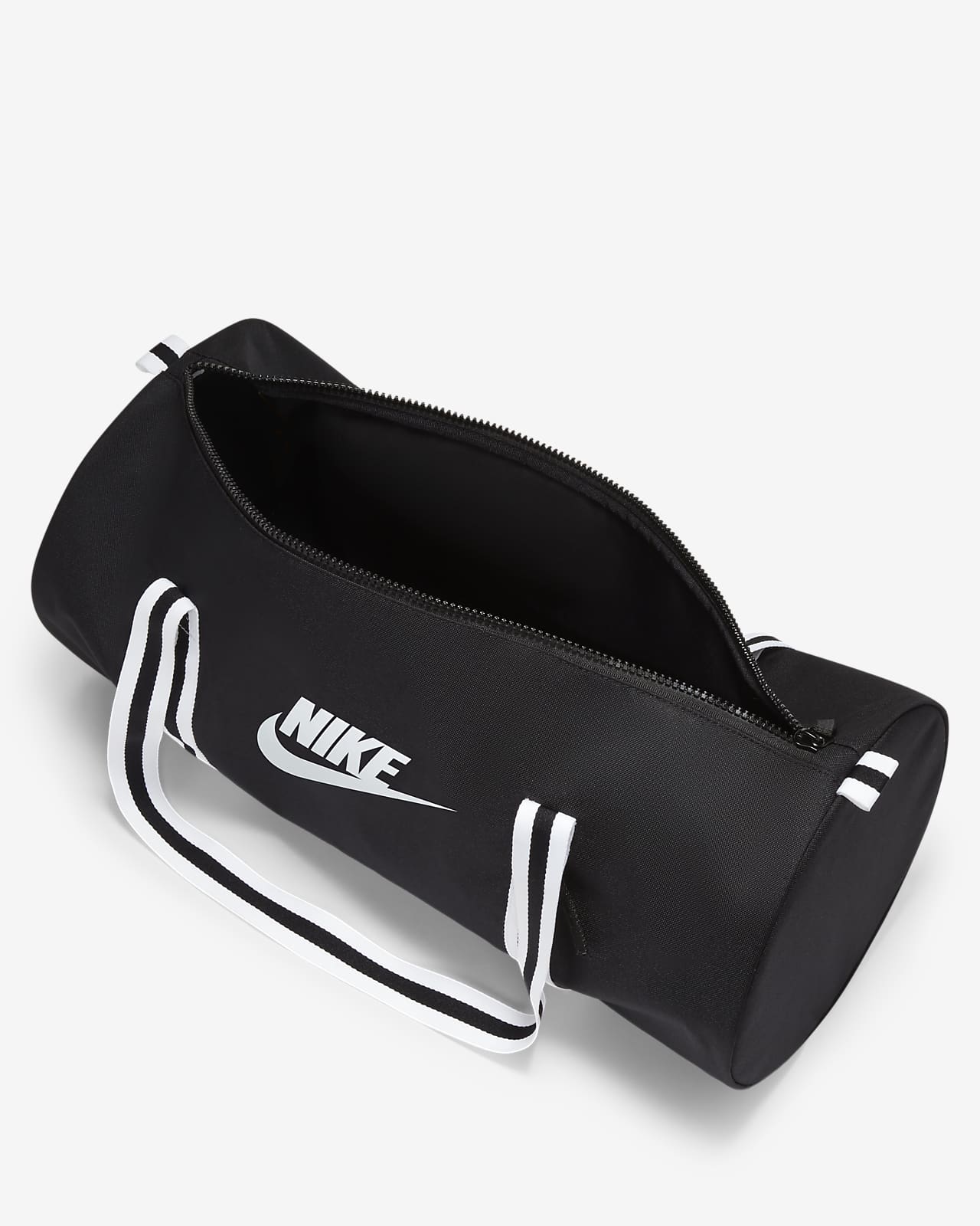 NIKE HERITAGE DUFFEL BAG BLK/WHT