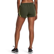 UA Women's Fly By 2.0 Short Marine/Lime
