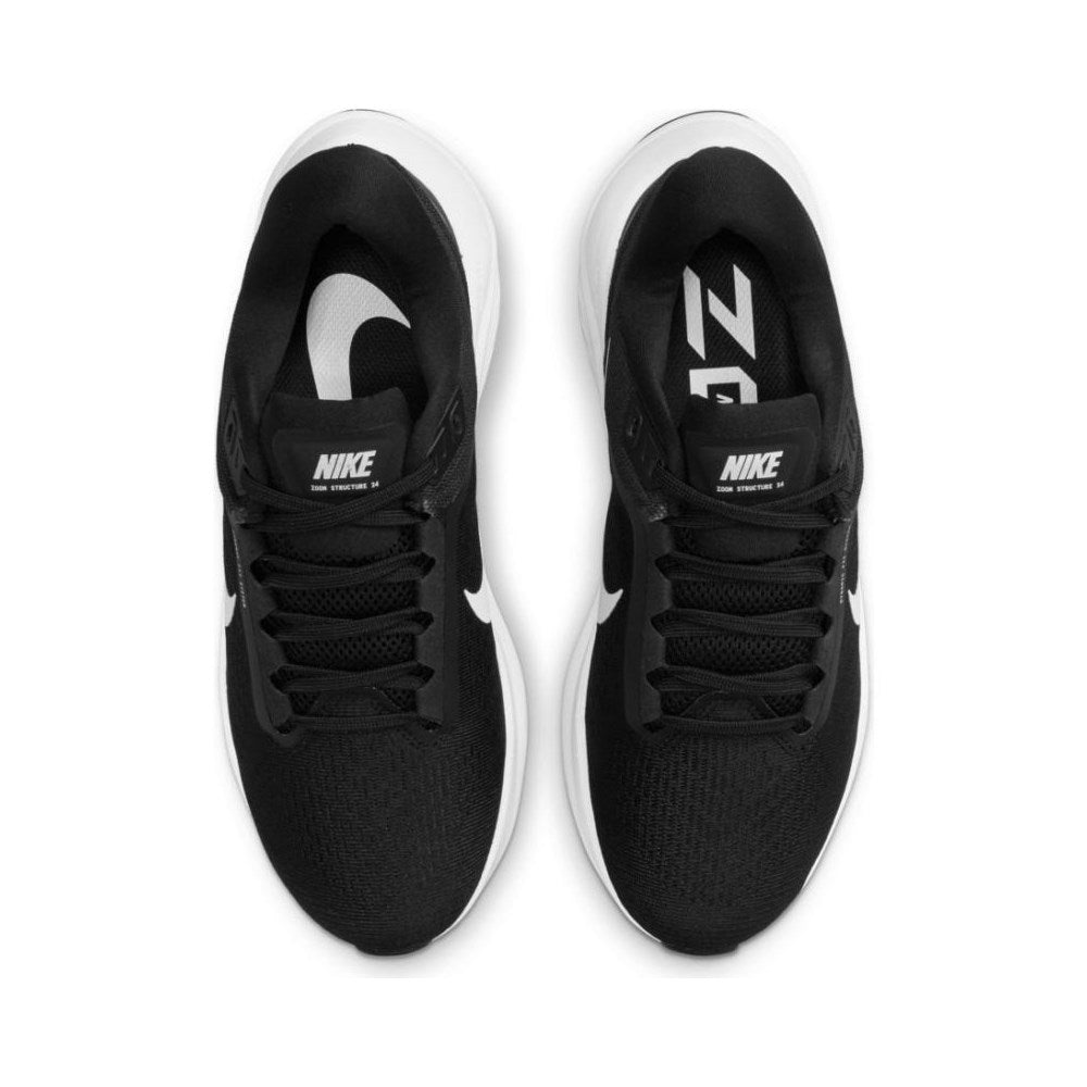 NIKE WMNS AIR ZOOM STRUCTURE 24 BLK/WHT
