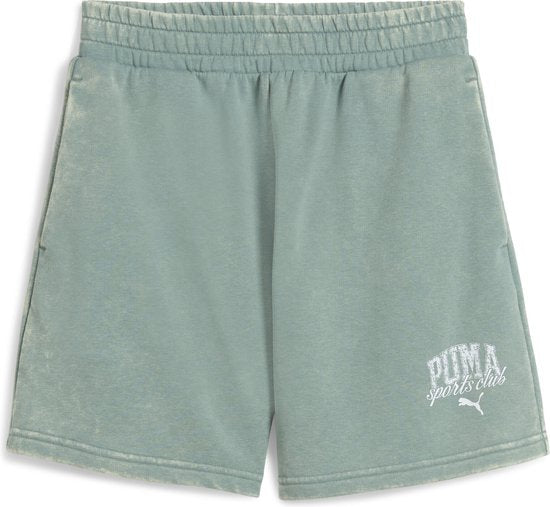 Puma Class Washed Shorts 5" TR Green Moon