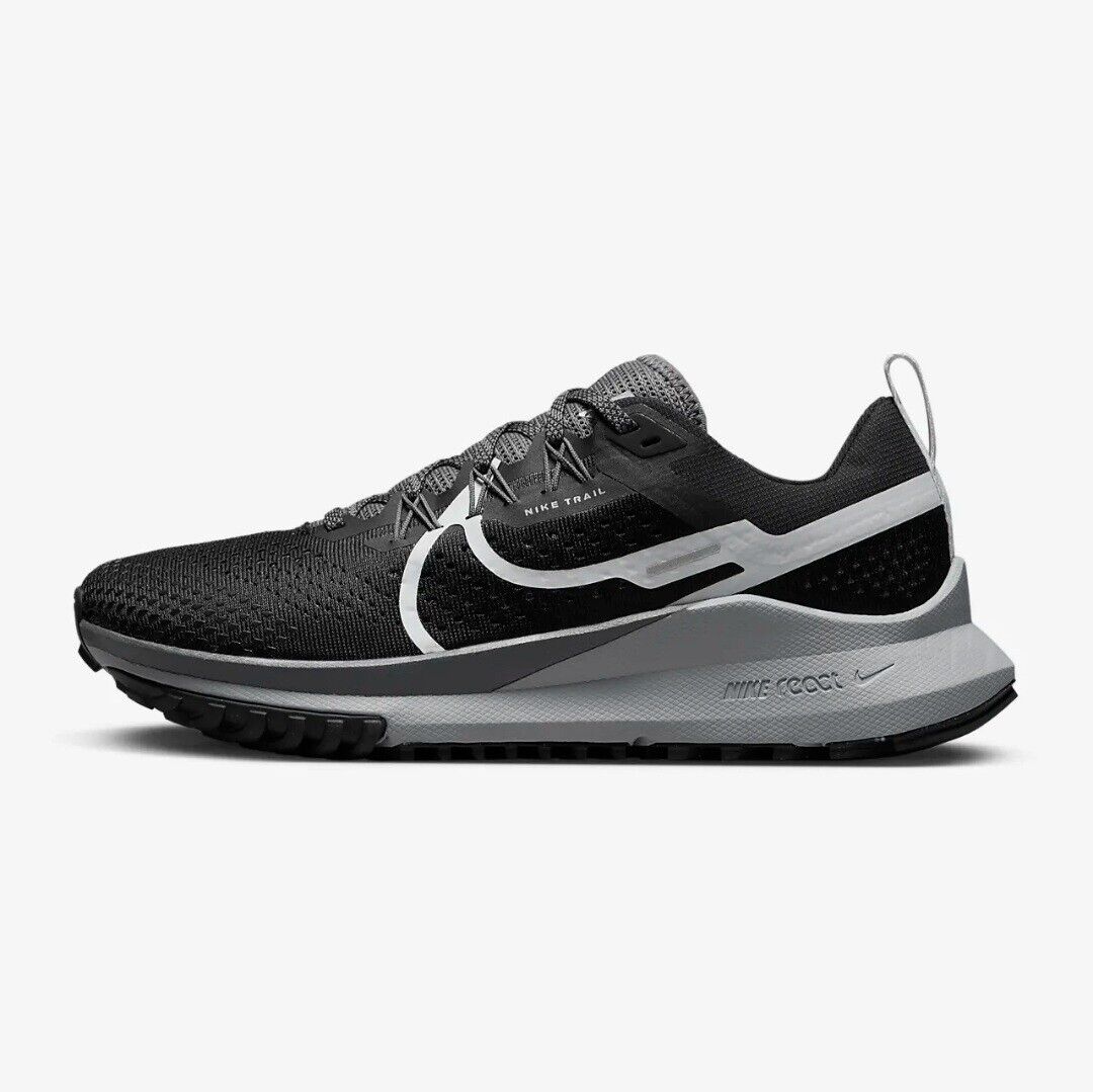 NIKE WMNS REACT PEGASUS TRAIL 4 BLK DK GREY