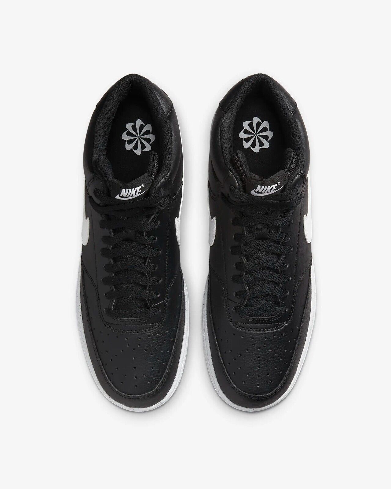 NIKE COURT VISION MID NEXT NATURE BLK/WHT/BLK