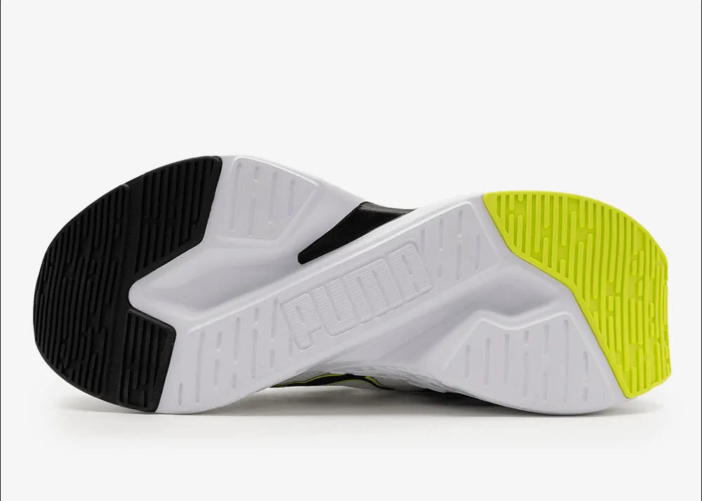 PUMA SOFTRIDE SWAY WHITE/BLACK/LIME