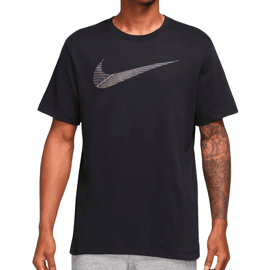 NIKE M DF TEE 2 YR SWOOSH BLK