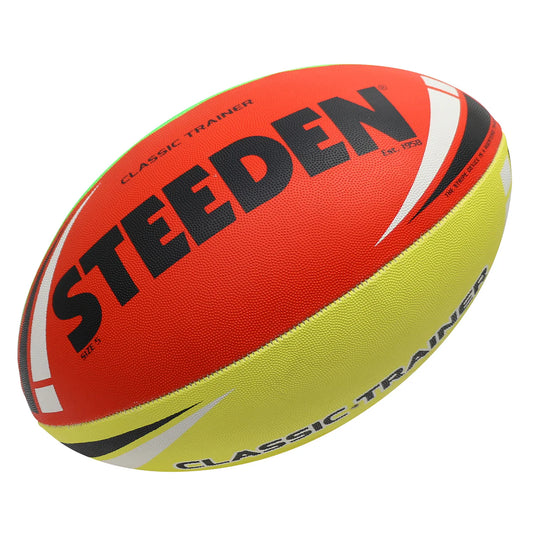 Steeden Classic Trainer Rugby Ball Multi