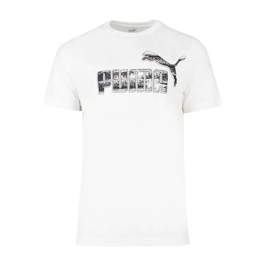 PUMA GRAPHICS NO.1 LOGO TEE WHITE