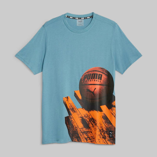 PUMA BLUEPRINT Q4 GRAPHIC TEE 7 BLUE