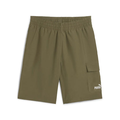 Puma Ess No.1 Logo Woven Cargo Short Green