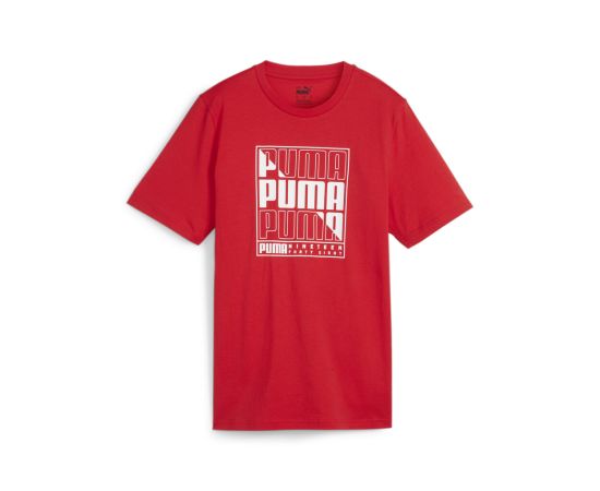 PUMA GRAPHICS BOX TEE FOR ALL TIME RED