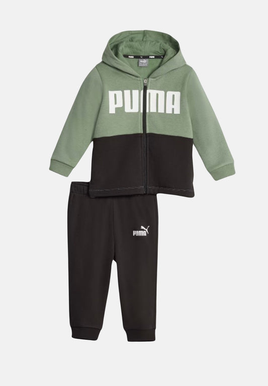 PUMA MINICATS COLORBLOCK JOGGER FL EUCALYPTUS