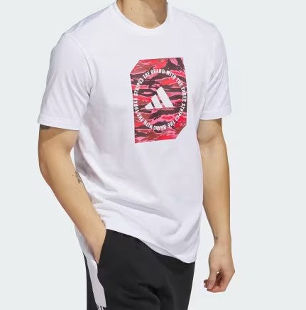 Adidas M C Camo Box T Wht