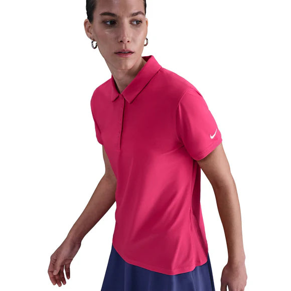 Nike Woman Dri-Fit Victory Short Sleeve Polo Pink