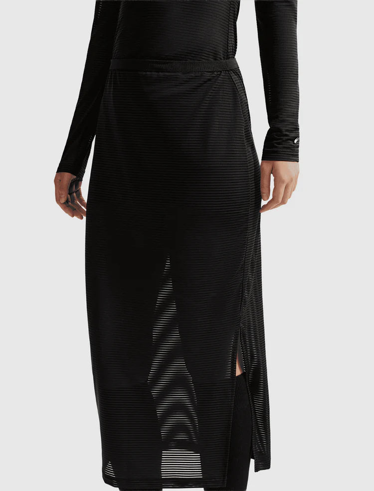 Nike Women's Sheer Midi Skirt Black