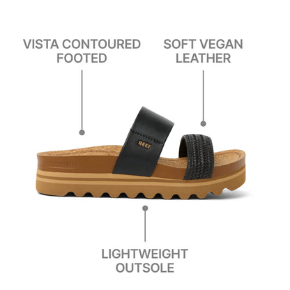 Reef Cushion Vista Hi TX Black