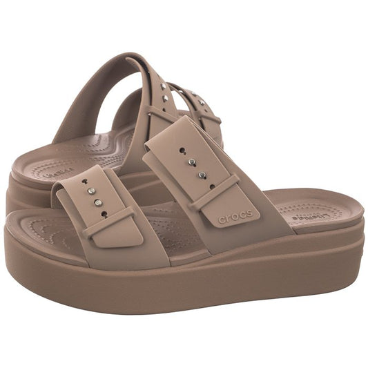 Crocs Brooklyn Buckle Low Wedge