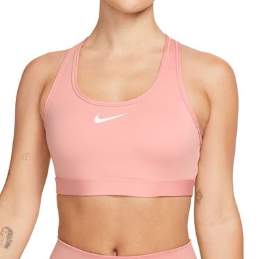 NIKE W SWSH MED SPT BRA RED