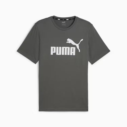 PUMA ESS LOGO TEE (S) MINERAL GRAY