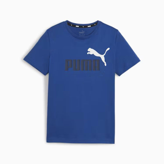 PUMA ESS+2 COL LOGO TEE B COBALT GLAZE