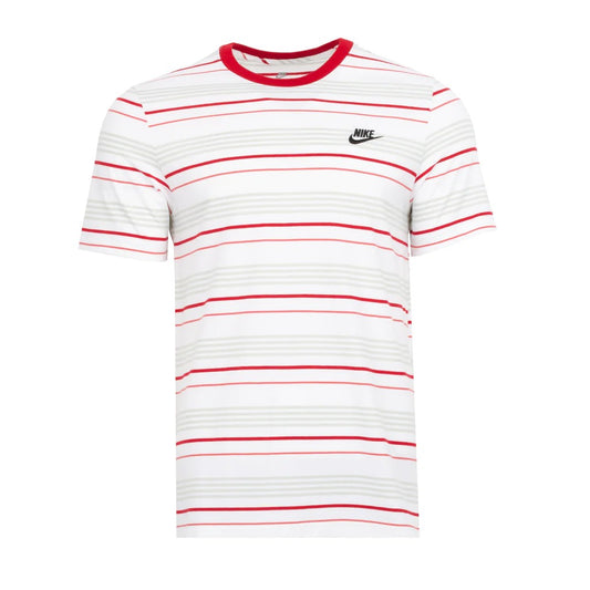 NIKE M NSW TEE CLUB STRIPE WHT