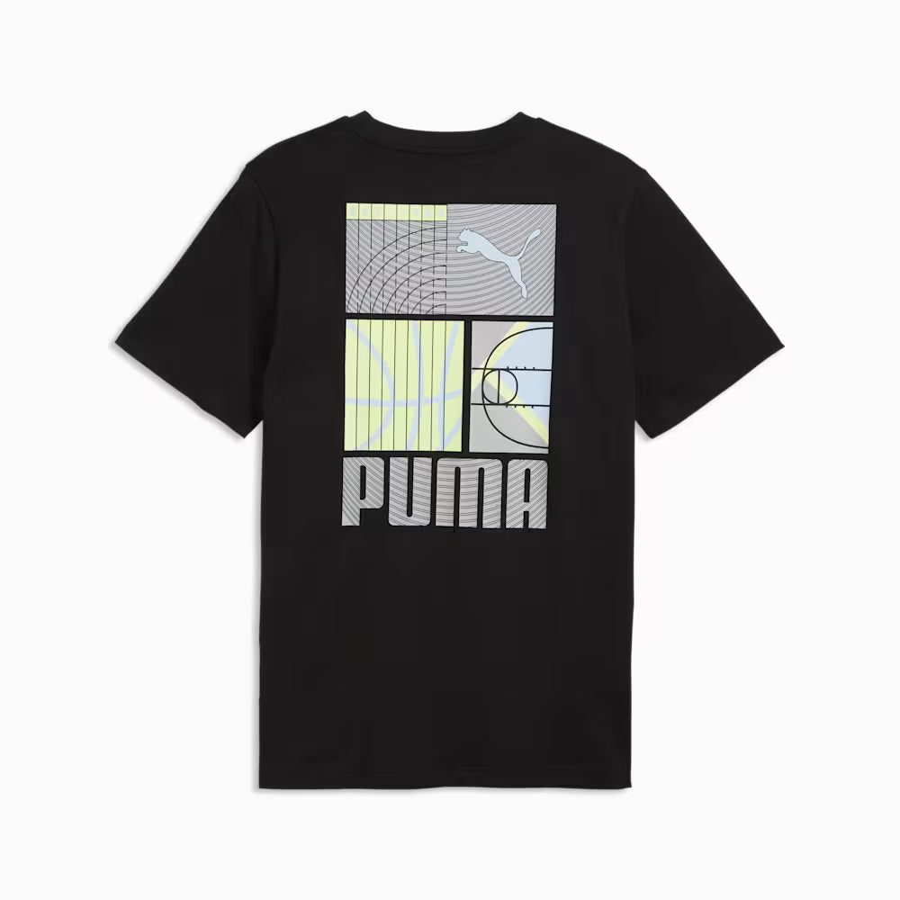 Puma Graphic Sports Tee Black