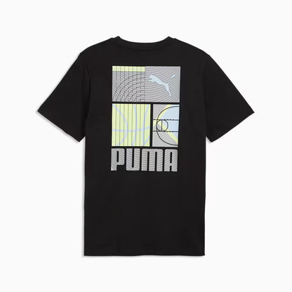 Puma Graphic Sports Tee Black