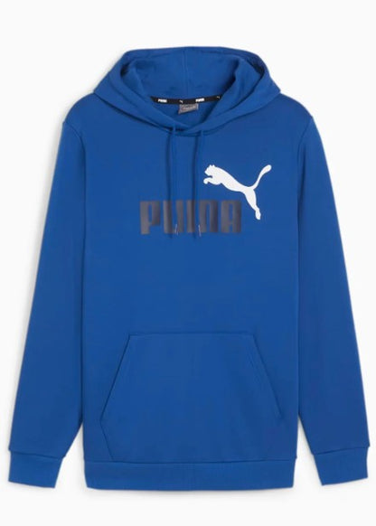 Puma-Ess+2 Col Big Logo Hoodie FL Cobalt