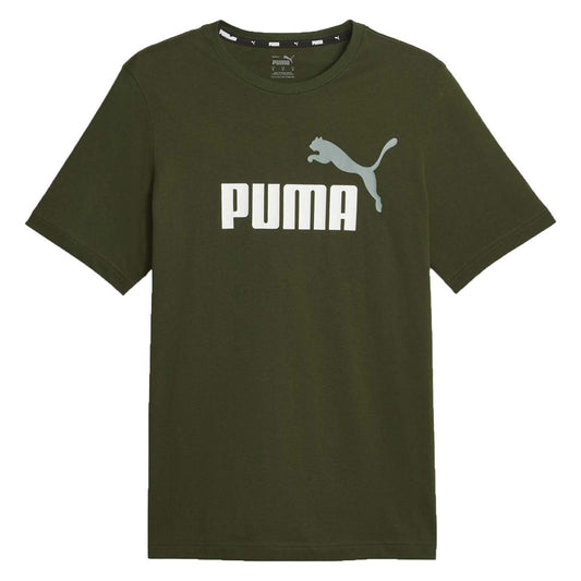 PUMA ESS+2 COL LOGO TEE MYRTLE