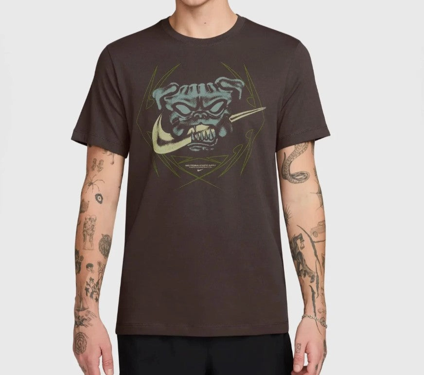 Nike Men Tee Modern Fitness Brown